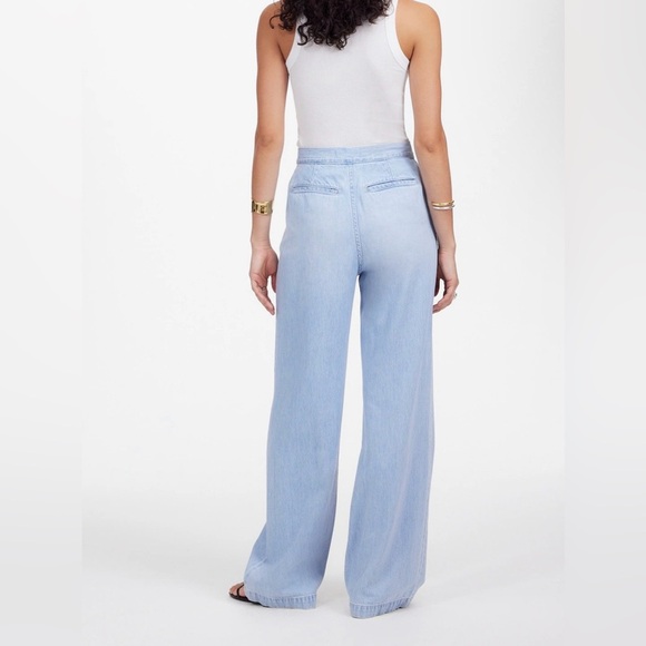 Madewell Light Blue the Harlow wide-leg trouser Jeans - Picture 4 of 12